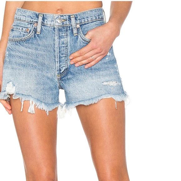 NWT AGOLDE Parker Vintage Cut Off Shorts Size 30 - Picture 5 of 17